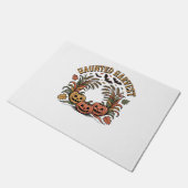 ハーベ幽霊のよく出るストレトロハロウィーンパンプキン ドアマット (アングル)