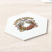 ハーベ幽霊のよく出るストレトロハロウィーンパンプキン ペーパーコースター (アングル)