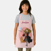 ハーマイオニーとクロクシャンクスWingardium Leviosa エプロン (インサイチュ)