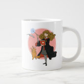 ハーマイオニーとクロクシャンクスWingardium Leviosa ジャンボコーヒーマグカップ (右)