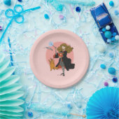 ハーマイオニーとクロクシャンクスWingardium Leviosa ペーパープレート (パーティー)