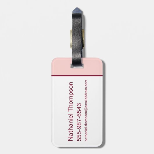 ハーマイオニーとクロクシャンクスWingardium Leviosa ラゲッジタグ (裏面縦)