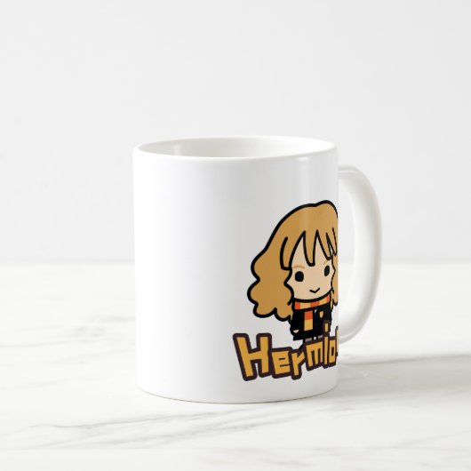 ハーマイオネグレンジャー漫画キャラクターアート コーヒーマグカップ (正面右)