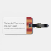 ハーマイオネグレンジャー漫画キャラクターアート ラゲッジタグ (裏面横)