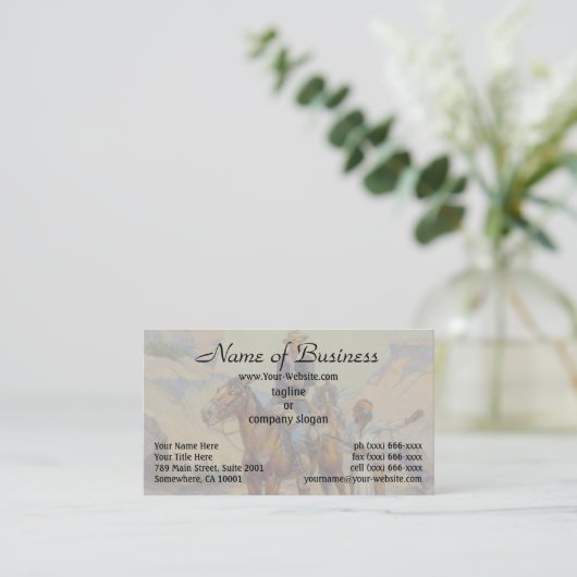 ハーマンウェンデルボルグハンセンリオグランデをパトロール 名刺 (スタンド正面)