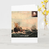 ハーマンメルヴィルコールミーイシュマエル引用文 カード (黄色い花)