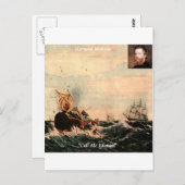 ハーマンメルヴィルコールミーイシュマエル引用文 ポストカード (正面/裏面)