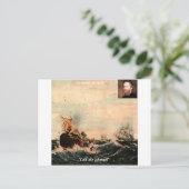 ハーマンメルヴィルコールミーイシュマエル引用文 ポストカード (スタンド正面)