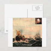 ハーマンメルヴィルコールミーイシュマエル引用文 ポストカード (正面/裏面)