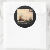 ハーマンメルヴィルコールミーイシュマエル引用文 ラウンドシール (バッグ)