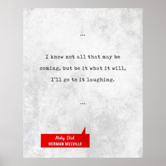 ハーマンメルヴィル引用文ムビーディック文学箱 ポスター