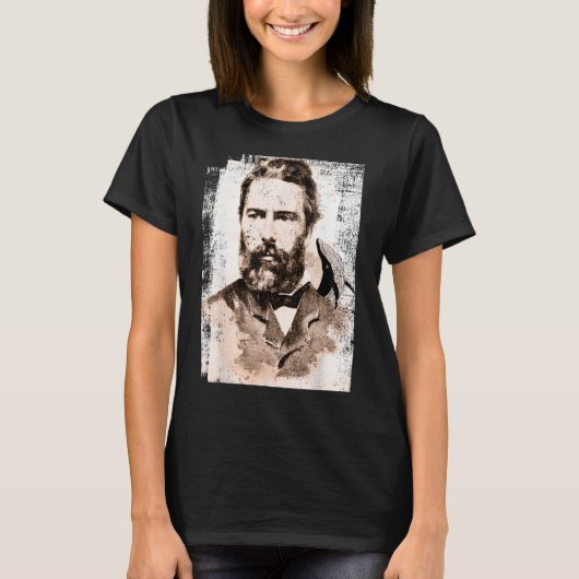 ハーマンメルヴィル鯨モビー・ディック Tシャツ (正面)