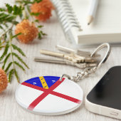 ハーマ島の旗 キーホルダー (正面右)