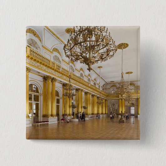 ハーミタージュ美術館191号室ホール素晴らし 缶バッジ (正面)