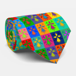 ハーミンポップ・アートの ネクタイ