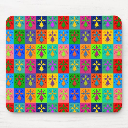 ハーミンポップ・アートの マウスパッド (正面)