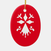 ハーミン・デ・ブレターニュ セラミックオーナメント (正面)