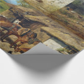 ハーミン・ビーダーマンがスタブ戦争で馬をハーネス ラッピングペーパー (角)