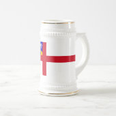 ハーム島の旗 ビールジョッキ (正面右)