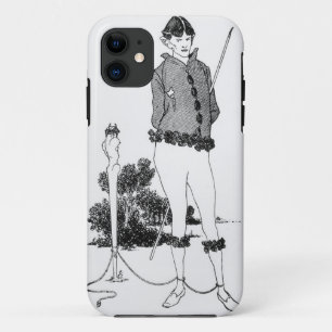 ハーム島(版木、銅版、版画)に(b&wのphot結ばれる自画像 iPhone 11 ケース