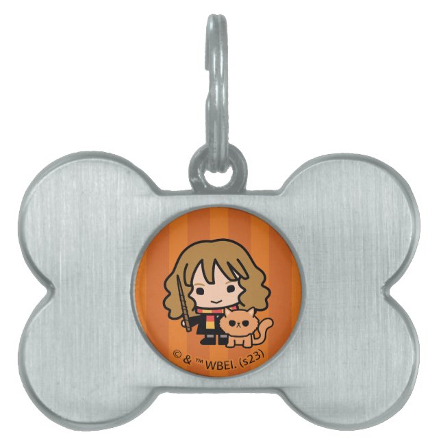 ハーメィオネとクロウシャンクス ペットネームタグ (正面)