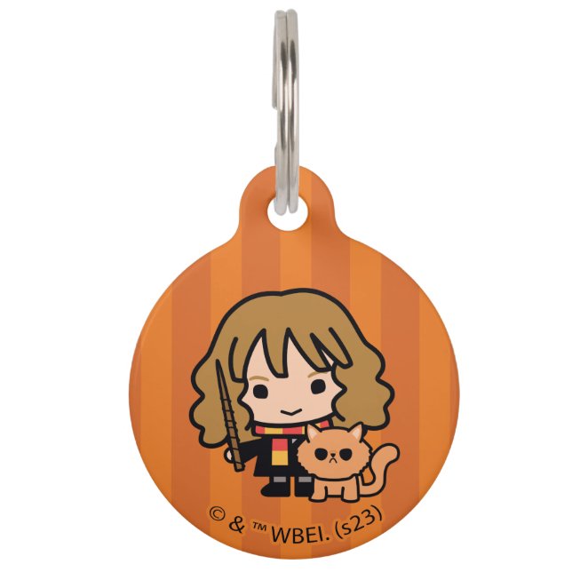 ハーメィオネとクロウシャンクス ペット　ネームタグ (正面)