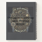 ハーメユニークー原理付きノートプリント ノートブック (裏面)