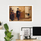 ハーメンズ・ヴァン・リージン・レンブラント(1606-69)ノッキング ポスター (ホームオフィス)