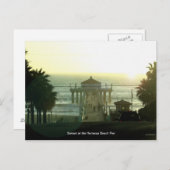 ハーモサビーチピア日没はがき ポストカード (正面/裏面)