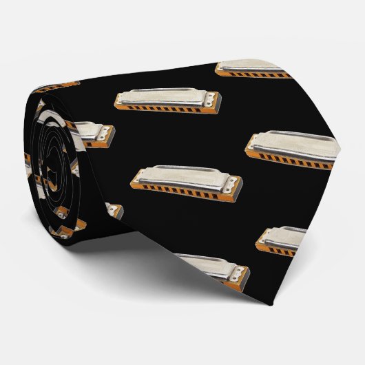 ハーモニカのタイ ネクタイ (ロール)