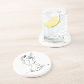 ハーモニカの人のコースター コースター (側面)