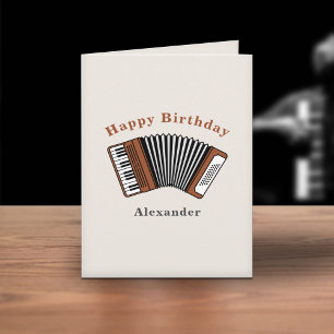 ハーモニカの誕生日カード カード