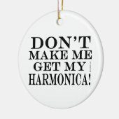 ハーモニカを手に入れるな セラミックオーナメント (左)