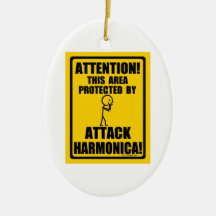 ハーモニカを攻撃