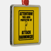 ハーモニカを攻撃 メタルオーナメント (右)