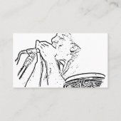 ハーモニカプレーヤー（太鼓の輪郭付き） 名刺 (裏面)