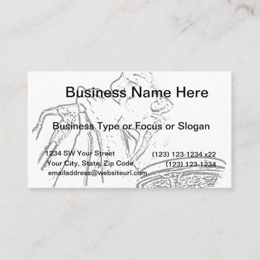 ハーモニカプレーヤー（太鼓の輪郭付き） 名刺 (正面)