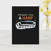 ハーモニカムーダーアハープ楽器 カード (黄色い花)