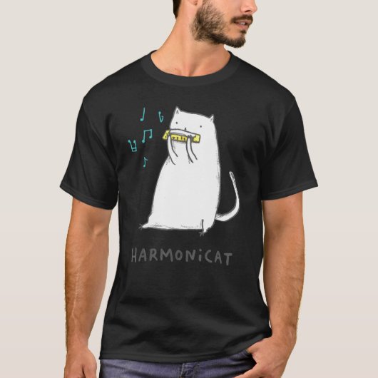 ハーモニカートミュージックカート Tシャツ (正面)