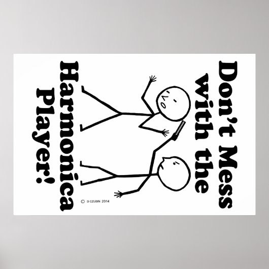 ハーモニカ奏者と乱交するな ポスター (正面)