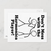 ハーモニカ奏者と乱交するな ポストカード (正面/裏面)