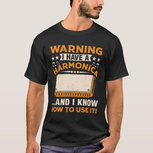 ハーモニカ棋士ハーモニカ棋士 Tシャツ (正面)