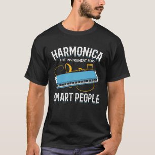 ハーモニカ楽器頭が切れるFor People Tシャツ