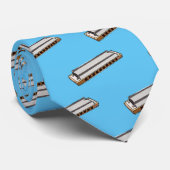 ハーモニカ漫画イラストレーション ネクタイ (ロール)
