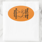 ハーモニカ選手のオーバルステッカーで混乱してはいけない 楕円形シール (バッグ)