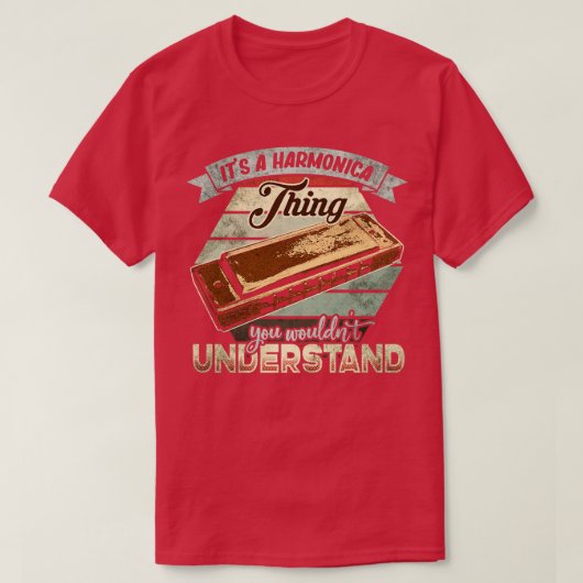 ハーモニカ15 Tシャツ (デザイン正面)
