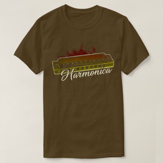 ハーモニカ3 Tシャツ (デザイン正面)