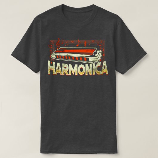 ハーモニカ9 Tシャツ (デザイン正面)