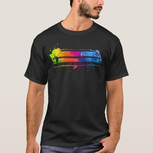 ハーモニカ・アート・フォー・オーケストラ・ハーモニカ Tシャツ (正面)