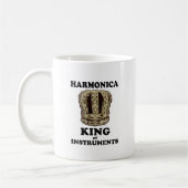 ハーモニカ・キング・オブ・楽器 コーヒーマグカップ (左)